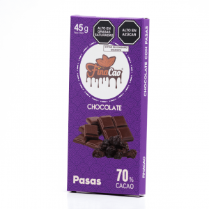 Chocolate con pasas