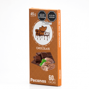 Chocolate con pecanas
